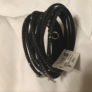 Swarovski black bracelet